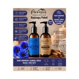 Parnassos Mavi Anemon & Sandal Ağacı Doğal Masaj Yağı Seti 150 Ml + 150 Ml | Aromaterapi Masaj Yağı | Nemlendirici Çiftli Set