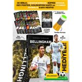 Parodi Yayınları Bellingham Futbolcu Kitabı - Maç Kornası, 3D Biblo, Dev Poster, Sticker, 14 Kart ve Koleksiyon Kartı Hediyeli