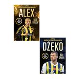 Parodi Yayınları Benim Futbol Kahramanım Edin DZEKO + ALEX - Büyük Poster Futbolcu Kartı HEDİYE - 2 KİTAP SET