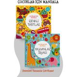 Parodi Yayınları Çocuklar İçin Mandala – Hayvanlar Diyarı ve Renkli Taşıtlar - 2’li Set