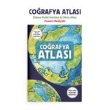 Parodi Yayınları Coğrafya Atlası | Dünya Fiziki Haritası Posteri ve Dilsiz Atlas Hediyeli