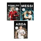 Parodi Yayınları Futbol Sahanın Yıldızları RONALDO - MESSİ - ARDA ( Poster Sticker Futbolcu Kartı Hediyeli ) 3KİTAP