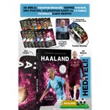 Parodi Yayınları Haaland Futbolcu Kitabı - Maç Kornası, 3D Biblo, Dev Poster, Sticker, 14 Kart ve Koleksiyon Kartı Hediyeli Set