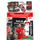 Parodi Yayınları Hakan Çalhanoğlu Futbolcu Kitabı - Bileklik, 3D Biblo, Dev Poster, 10 Futbol Kart ve Koleksiyon Kartı Hediyeli Set