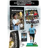 Parodi Yayınları Maradona Futbolcu Kitabı - 3D Biblo, 8'li Futbolcu Kartı, Dev Poster, Hareketli Kart Hediyeli Set
