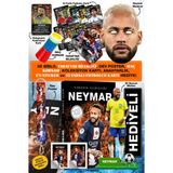Parodi Yayınları Neymar Futbol Kitabı Hediyeli Set - Bileklik, 3D Biblo, Maske, Maç Kornası, Anahtarlık, Dev Poster, 10 Kart ve Sticker Hediyeli