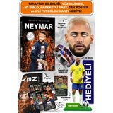 Parodi Yayınları Neymar Futbolcu Kitabı - Bileklik, Maske, 3D Biblo, Dev Poster, Hareketli Kart ve 8'li Kart Hediyeli Set