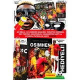 Parodi Yayınları Osimhen Futbolcu Kitabı - Özel Koleksiyon Hediye Seti - Bileklik, 2'li Maske, 3D Biblo, Poster, Kartlar, Taraftar Kornası ve Sticker