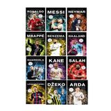 Parodi Yayınları Sahanın Yıldızları MESSİ - ARDA - DZEKO ( Poster Sticker Futbolcu Kartı Hediyeli ) Toplam 12 KİTAP