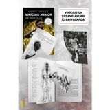 Parodi Yayınları Vinicius Junior Futbolcu Kitabı - Maç Kornası, 3D Biblo, Dev Poster, Sticker, 14 Kart ve Koleksiyon Kartı Hediyeli