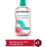 Parodontax 500 ml Ağız Bakım Suyu Nane Ferahlığı ile Diş Eti Bakımı Sağlayan Ürün