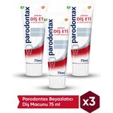 Parodontax Beyazlatıcı Diş Macunu 75 ml X3 Sağlıklı Diş Eti İçin Güçlü Temizlik - 1
