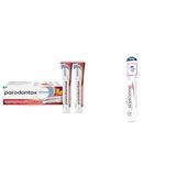 Parodontax Diş Eti Bakımı Beyazlatıcı 75 ml x 2 Adet x1 + Sensodyne Diş Eti Bakımı Yumuşak Diş Fırçası x1