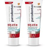 Parodontax Diş Eti + Beyazlatıcı 75 ml X 2 Adet Diş Macunu Çanta Hediye