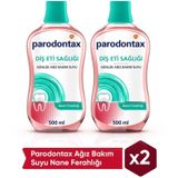 Parodontax Nane Ferahlığı Günlük Diş Eti Bakımı 2x500 ml Ağız Çalkalama Suyu