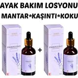 Parolent Bitkisel Ayak Bakım Losyonu 50CC 2 Adet(Mantar-Kaşıntı-Koku)Sağlık Bakanlığı Onaylı Üts Kayıtlı
