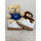 Parparastil Mınıstep Beyaz Unisex Çocuk Spor Ayakkabı Cırt Cırtlı Rahat ve Şık Günlük Sneaker