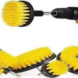 Pars Banyo Küvet Duşakabin Temizleme Çok Amaçlı Matkap Uyumlu Fırça Seti 5 Adet S/S