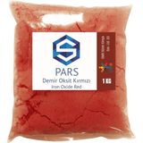 Pars Demir Oksit Kırmızı 1 kg Doğada Bulunan Kimyasal Formül Fe2O3 ile Üretilmiştir