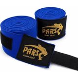 Pars Elastik Boks Kickboks Muaythai Bandajı 3,5 Metre Çift - Standart - Mavi