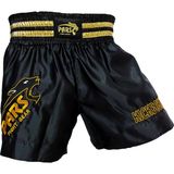 Pars Kick Boks Şortu Nakışlı Siyah - XL