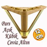 Pars Luks Mobilya Oturma Grubu Kanepe Sehpa Tv Unitesi Koltuk Ayagi Baza Ayaklari Acik Ceviz 12 Cm