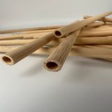 Pars Mum % 100 Doğal Bambu Pipet 20 Cm 25 Adet-Doğayla Dost Pipet (Tekrar Kullanılabilir)