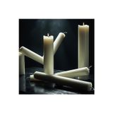 Pars Mum Soya Parafinli BEYAZ Çap:5 Cm Boy:15-20-25 Cm Silindir Blok Mum 125-135 Saat Yanma Süreli BEYAZ