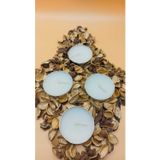 Pars Mum Tealight Mum-Buhurdanlık Silver Boy Soya Parafinli 10 Adet Beyaz Dekoratif Büyük Boy Tealight Mum