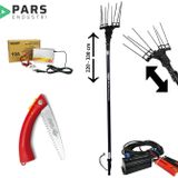 Pars Olive Premium Akülü Zeytin Hasat Makinası + Şarj Cihazi + Testere