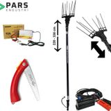 Pars Olive Premium Akülü Zeytin Hasat Makinesı + Şarj Cihazi + Testere