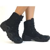 Pars Power Black Outdoor Tactical Hakiki Deri Su Itici Özellikli Askeri&polis Özel Harekat Botu - Siyah