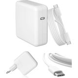 PARS POWER Notebook Adaptör, Şarj Aleti, Şarj Cihazı - Apple MacBook 87W 20.3V 3A Usb-C Pd Muadili ile Uyumlu