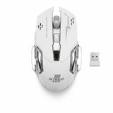 Pars Power Steep Solid Kablosuz RGB Gaming Mouse, 2.4 GHz USB Bağlantı, Şarj Edilebilir, RGB Aydınlatmalı, 2400 DPI, Optik Sensör, Sağ Sol El Uyumlu Simetrik Tasarım, Kablosuz Oyuncu Mouse MO-08