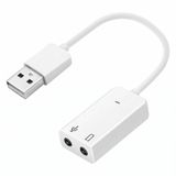 Pars Power Steep Solid Usb 2.0 Girişli 7.1 Kanal Surround 3.5mm Jack Dönüştürücü, Harici Usb Ses Kartı, Bilgisayar Laptop Kulaklık Ve Mikrofon Çıkış Adaptörü, Oyuncu Ve Ofis Kullanımı İçin HU-04