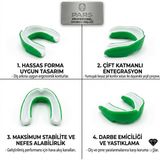 Pars Profesyonel Boks Dişliği PRS-1010 - Yeşil - Beyaz