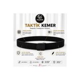 pars tactical SİYAH Plastik Tokalı Kapaklı Kaymaz Kemer Palaska - Kml Model