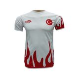 Pars Türkiye Milli Takım Tişörtü Milli Takım Forması Beyaz Beyaz - Kırmızı