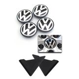 parsautoturk Volkswagen Passat Jetta Jant Göbek Arması (KAPAĞI) 4 Adet Kapı Köşe Koruyucu Hediye