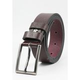 Parscraft Çocuk Kemeri %100 Hakiki Deri 3 cm Bordo Yumuşak Kopma Kırılma Olmaz - 90 cm