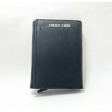 Parscraft Deri Crazy Siyah Otomatik Mekanizmalı Cüzdan Kartlık - 000-Siyah