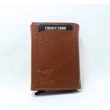 Parscraft Deri Kahverengi Otomatik Mekanizmalı Cüzdan Kartlık - 4/0 Kahve