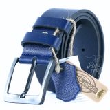 Parscraft Hakiki Manda Derisi Erkek Kemer 4,5 Cm Lacivert Kot Pantolon Spor Kemer - 130 cm