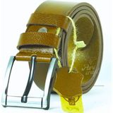 Parscraft Hakiki Manda Derisi Erkek Kemer 4,5 cm Taba Kot Pantolon Spor Kemer