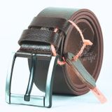 Parscraft Hakiki Manda Derisi Erkek Kemer 4,5cm Kahverengi Kot Kemeri Kahverengi