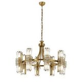 Parşömen Klasik Avize E14 96w 80cm Metal Eskitme Avonni-av-1906-8e Kaplama