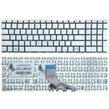 Part Master Hp 15-Da1003Nt 5Wb70Ea, 15-Db0000Nt 4Ju42Ea İle Uyumlu Klavye, Gümüş