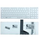 Part Master Toshiba Satellite P855-340, C850-1K9, C855D-13T İle Uyumlu Klavye (Beyaz)