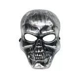 Partantalya Kuru Kafa Maske Hallowen Cadılar Bayramı Kuru Kafa Maske Siyah Gümüş