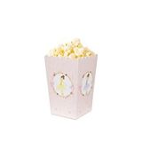 Parti Adresi Balerin Temalı Karton Mısır Kutusu Popcorn Kutusu 8'li Çok Renkli